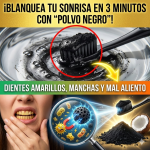¡Adiós Dientes de Elote! Blanquea tu Sonrisa en 3 Minutos con el “Polvo Negro” (Sin Gastar en Láser)
