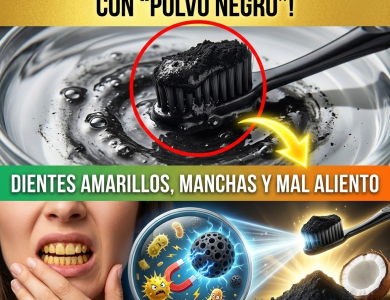 ¡Adiós Dientes de Elote! Blanquea tu Sonrisa en 3 Minutos con el “Polvo Negro” (Sin Gastar en Láser)