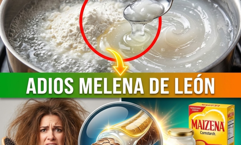 ¡¿Tu Cabello Parece “Melena de León”?! Descubre la Keratina Casera de Maizena para un Alaciado Natural sin Frizz