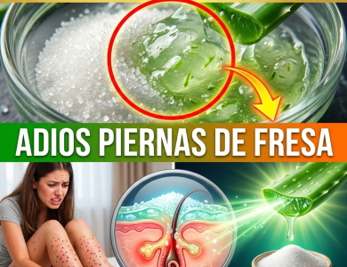 ¡¿Tus Piernas Parecen “Fresa”?! Borra los Puntitos Rojos y Vellos Enterrados con Sábila y Azúcar ¡¿Tus Piernas Parecen “Fresa”?! Borra los Puntitos Rojos y Vellos Enterrados con Sábila y Azúcar