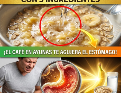 ¡El Café en Ayunas te está Agujerando el Estómago! Crea tu “Escudo Gástrico” con 3 Ingredientes de tu Cocina