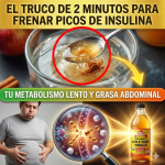 El Truco de 2 Minutos para Frenar los Picos de Insulina (¡Rescata tu Metabolismo y Baja la Panza!) El Truco de 2 Minutos para Frenar los Picos de Insulina (¡Rescata tu Metabolismo y Baja la Panza!)