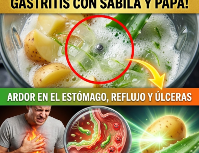 ¡Tu Estómago Arde en el Infierno! Apaga el Fuego de la Gastritis y Mata la Bacteria con Sábila y Papa ¡Tu Estómago Arde en el Infierno! Apaga el Fuego de la Gastritis y Mata la Bacteria con Sábila y Papa