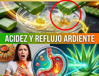 ¿Sientes un Fuego que te Quema el Pecho? El “Extintor Natural” de Sábila que Apaga la Acidez y el Reflujo