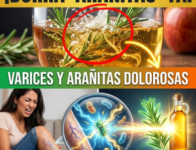 ¿Escondes tus Piernas por las Varices? El Tónico de Vinagre y Romero para Borrar “Arañitas”