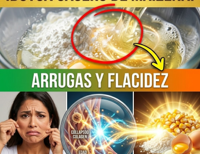 ¿Tu Cara Parece una Pasita? El “Botox Casero” de Maizena y Huevo que Estira tus Arrugas al Instante