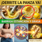 ¿Harto de la Barriga Estancada? La “Bomba” de Jengibre y Limón para Derretir la Panza Rápido