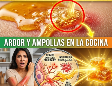 ¿Te Quemaste Cocinando? El Milagro de la Miel Cruda para Aliviar el Ardor y Evitar Ampollas al Instante