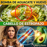 ¿Tu Cabello Parece Estropajo? La “Bomba” de Aguacate y Huevo que Revive el Pelo de Paja al Instante