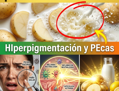 ¿Cara de Mapa por el Sol? El Blanqueador Natural de Papa y Leche para Borrar Manchas y Pecas