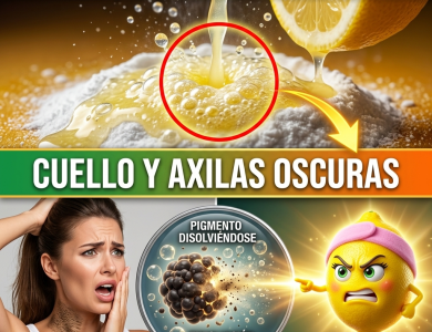 ¿Cuello Oscuro y Rasposo? El Blanqueador Burbujeante de Limón y Bicarbonato para una Piel de Porcelana