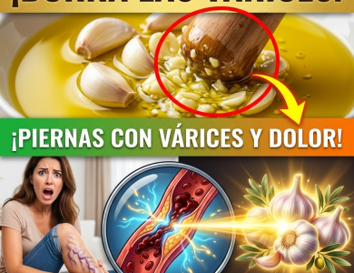 ¡Borra el Mapa de tus Piernas! El Milagro Casero de Ajo y Aceite para Eliminar las Várices