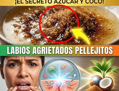 ¡El Secreto Revelado! La “Proporción de Oro” de Azúcar y Coco para Reparar Labios Agrietados en 2 Minutos