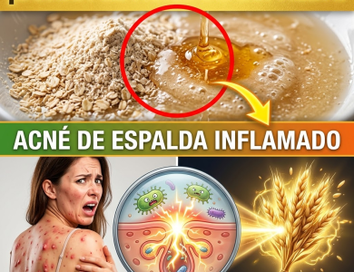 ¡El Secreto Definitivo! La “Proporción de Oro” Exacta de Avena y Miel para Borrar el Acné de Espalda en 15 Minutos