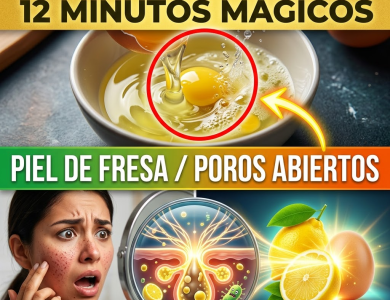 ¡El Secreto Clínico Revelado! La Proporción Exacta y los Minutos Precisos para Cerrar Poros Abiertos y Eliminar la “Piel de Fresa”