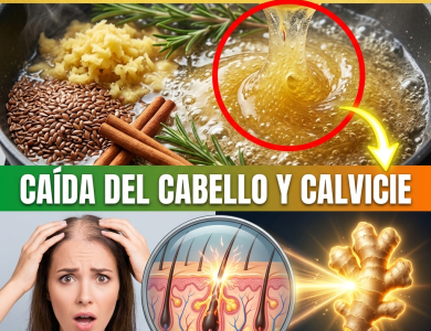 El Secreto de la “Bomba de Jengibre”: La Proporción de Oro y los 8 Minutos Exactos para Frenar la Caída del Cabello (¡Peligro si lo haces mal!)