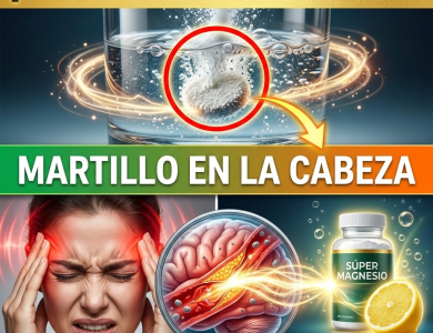 ¿Sientes un “Martillo” en la Cabeza? Apaga la Migraña en Minutos con el “Súper Magnesio”
